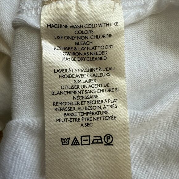 Free People Table for Two Tee T-Shirt Women's Small White Lace Crochet Boho NWOT - Picture 13 of 14